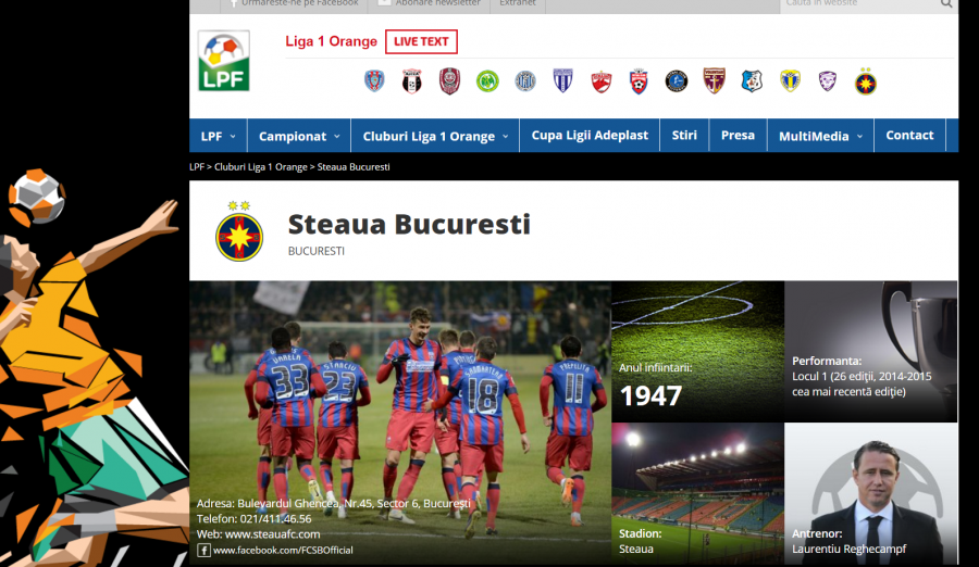 steaua pe lpf.ro II